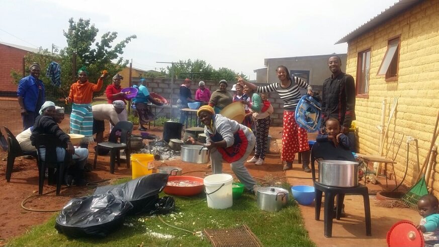 Merafong - There was a celebration in Khutsong with about 80 participants.